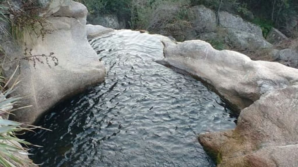 Un "jacuzzi" natural de agua cristalina.