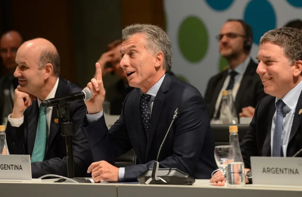 Macri en el a reunión pre G20.