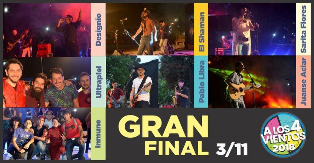 Gran final del concurso de bandas "A los cuatro vientos" (Prensa Municipalidad de Salta)
