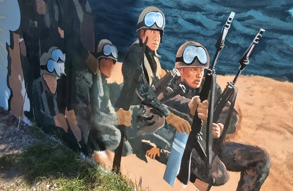 Concurso de murales a 40 años de la gesta de Malvinas. Imagen ilustrativa.