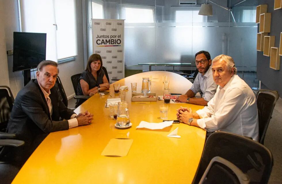 Presidentes de los partidos que integran Juntos por el Cambio. Foto: Corresponsalía.