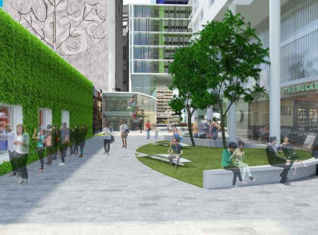 El Concejo Municipal aprobó la construcción del Parking Mall (Aldo Lattuca)