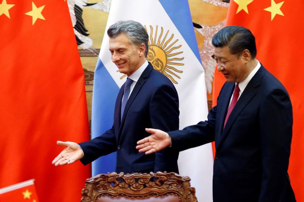 Acuerdo entre Mauricio Macri y Xi Jinping (AP).