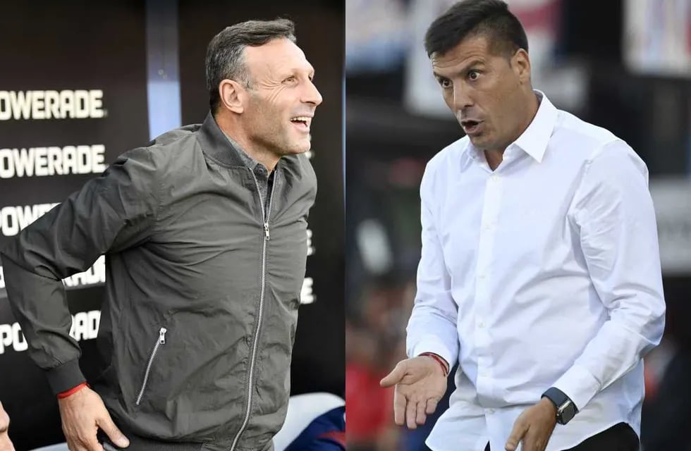 Walter Ribonetto y Juan Cruz Real, los técnicos de Talleres y Belgrano, respectivamente, con chances de llevarlos a octavos de final (La Voz)