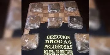 Posadas: secuestraron una mochila con droga