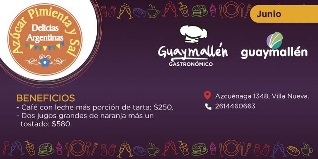Beneficio Gastronómico Municipalidad de Guaymallén