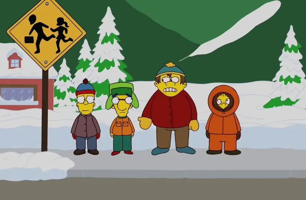 Estas son todas las referencias que existen entre Los Simpson y South Park.