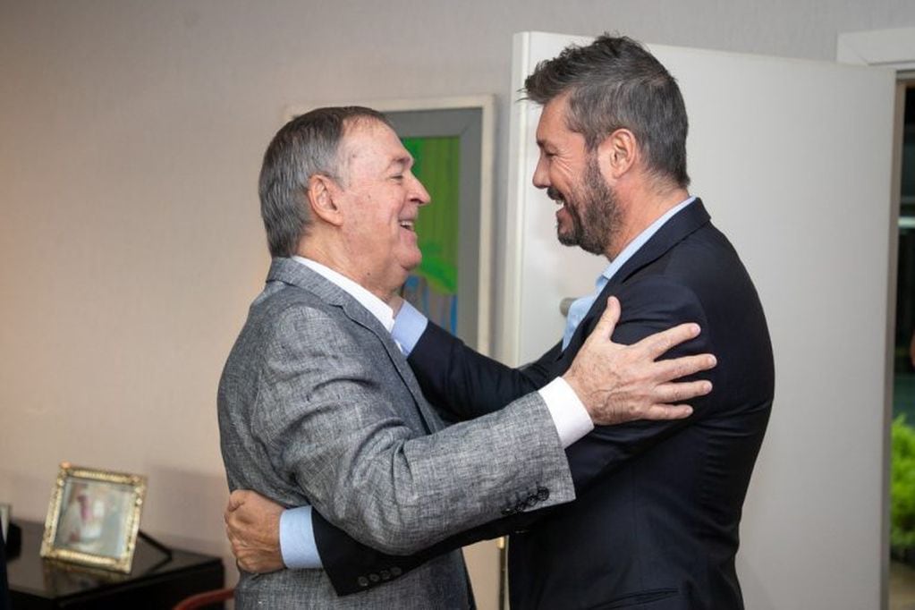 Marcelo Tinelli se reunió con Juan Schiaretti en el Panal durante una hora al menos. (Prensa Gobierno)