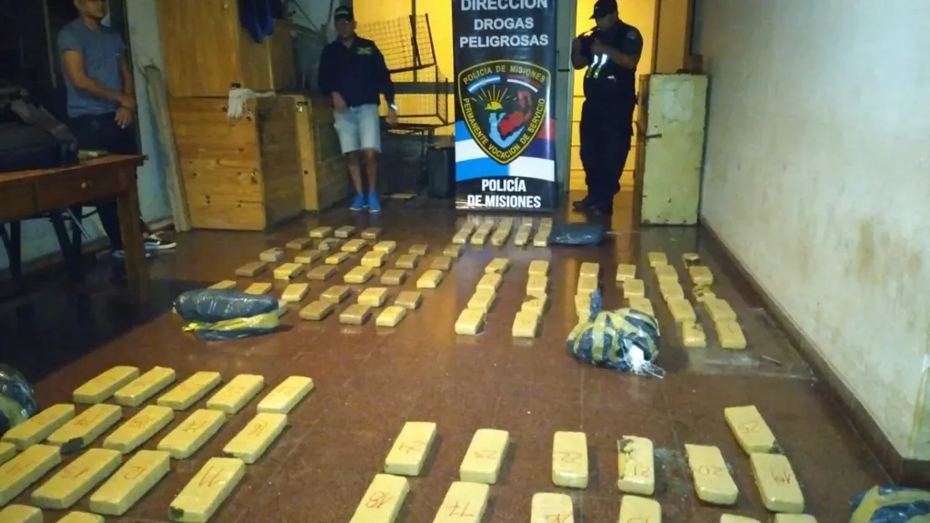 Secuestraron cargamento de droga en Posadas.