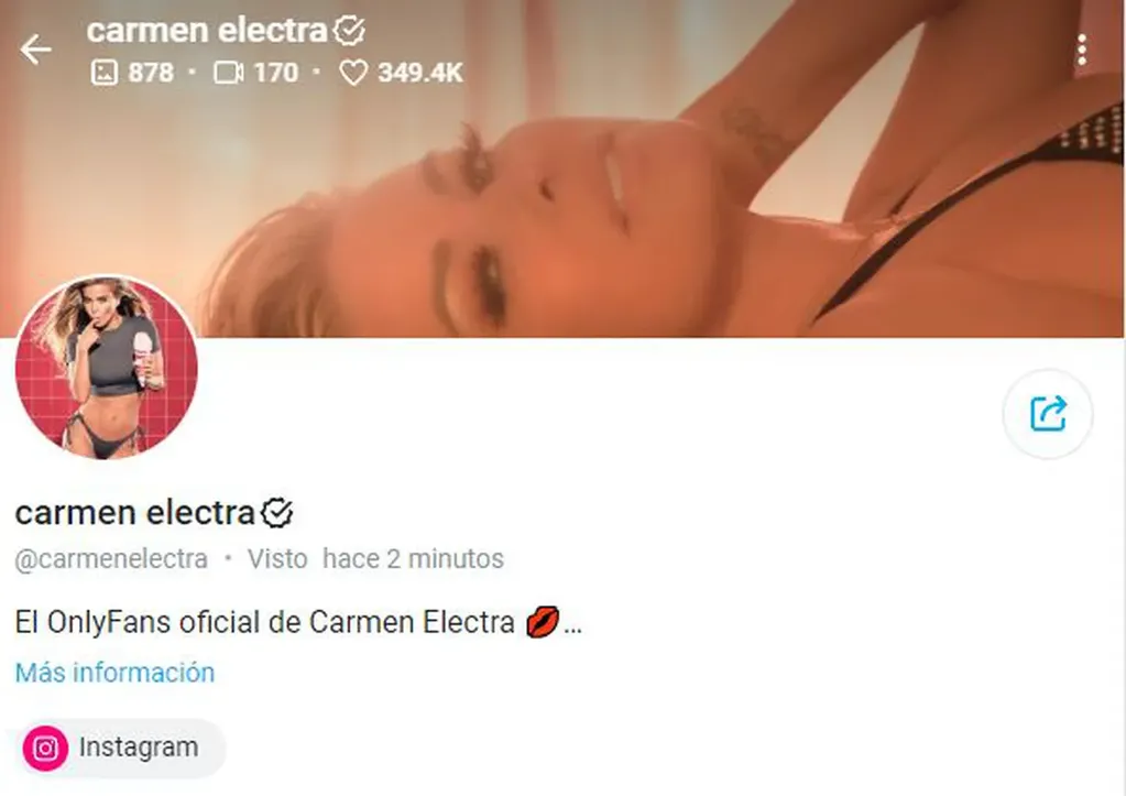 Carmen Electra y su Only Fans
