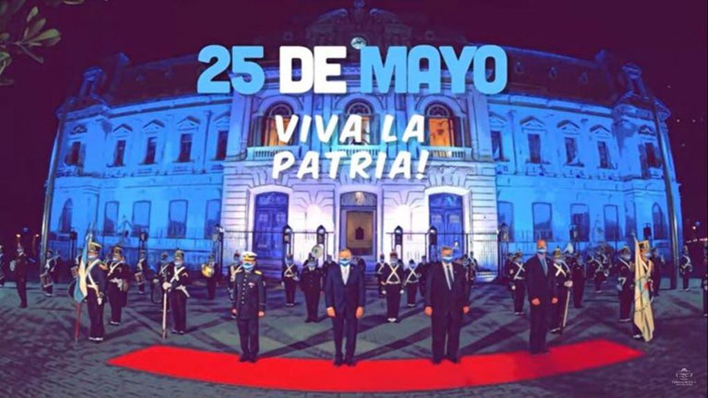 "Llegamos unidos al 25 de Mayo, celebrando otro aniversario de la Patria", el título de la producción audiovisual con que se recibió el 25 de Mayo en Jujuy.