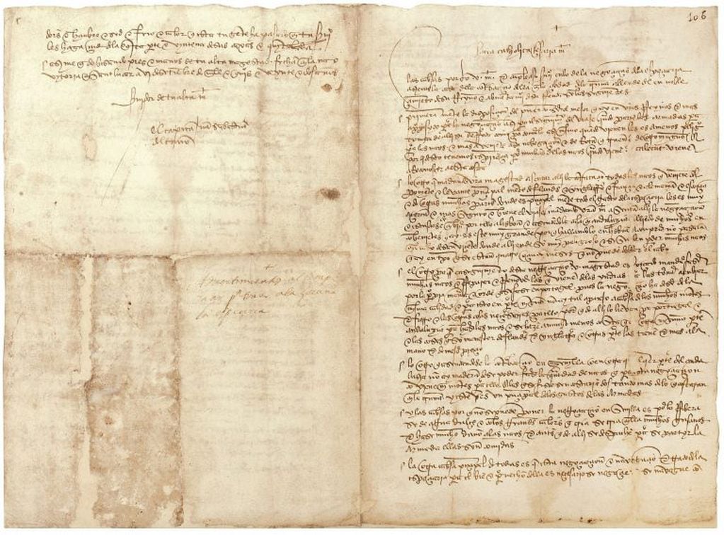 GRA090. MADRID, 29/06/2014.- Fotografía facilitada por Abalarte Subastas, de la carta manuscrita de Juan Sebastián Elcano, firmada y fechada el 6 de septiembre de 1522 y dirigida al emperador Carlos V, que saldrá a subasta en la sesión que la sala Abalarte celebrará el 2 de julio. Con un precio estimado de salida de 90.000 euros, la carta de Juan Sebastián Elcano (Guetaria, Guipúzcoa,1476-océano Pacífico, 1526) fue la primera que el capitán envió al emperador tras arribar al puerto de Sanlúcar de Barrameda (Cádiz) en la misma fecha que figura en la misiva. 
El marino español que participó en la primera vuelta al mundo, quedando al mando de la expedición tras la muerte de Fernando de Magallanes, formó parte en 1509 de la expedición militar contra Argel y a su regreso se estableció en Sevilla. Allí tuvo conocimiento del proyecto que estaba preparando el marino portugués para descubrir una ruta a las Indias por Occidente. EFE/ ***SÓLO USO EDITORIAL*** españa madrid  españa subasta carta escrita por el emperador carlos V remates subastas