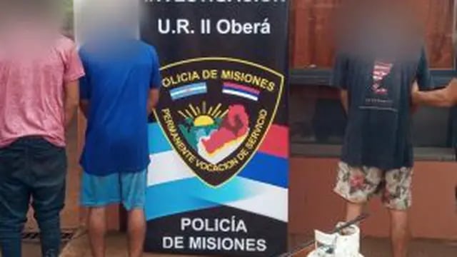 Tres jóvenes detenidos implicados en un caso de robo en Oberá