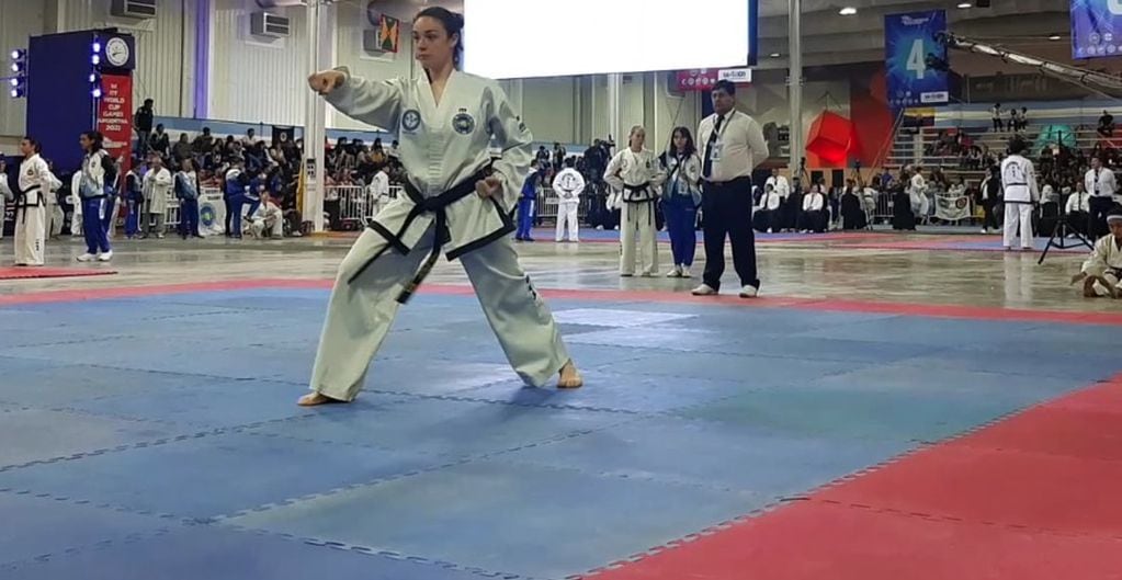 Josefina Mesa campeona en el Mundial ITF de taekwondo.