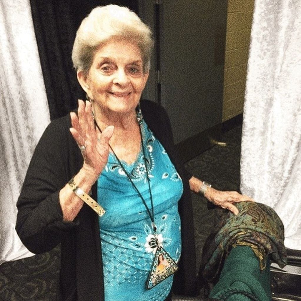 Ann Hudson cumplió 99 años el pasado mes de enero. (Instagram/@katyperry)