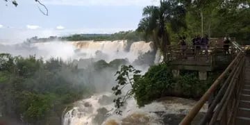 Las Cataratas del Iguazú deslumbran con un caudal extraordinario