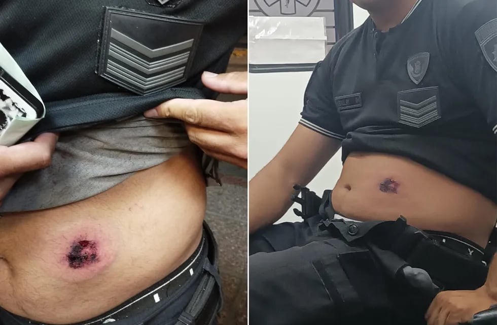 Entradera en Córdoba: le dispararon a un policía para robarle la moto y lo salvó el chaleco antibalas (Policía).