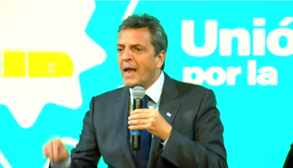 Sergio Massa, precandidato a presidente por Unión por la Patria.