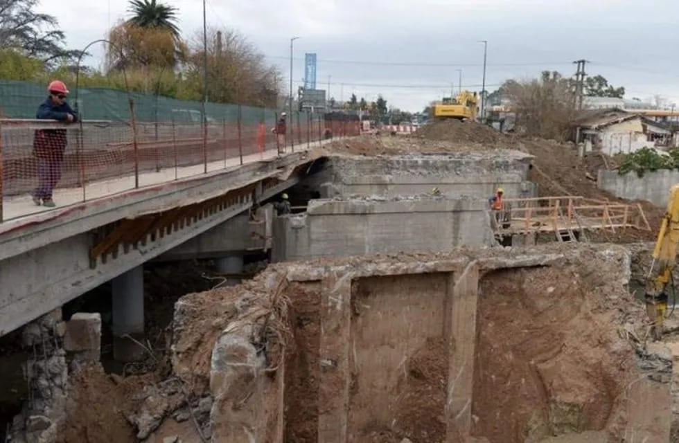 Obras en el Arroyo del Gato para prevenir inundaciones.