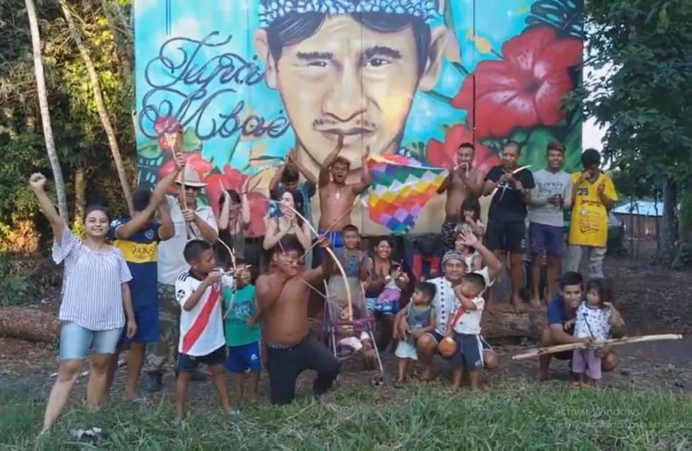 La Casa de la Resistencia Mbya Guaraní.