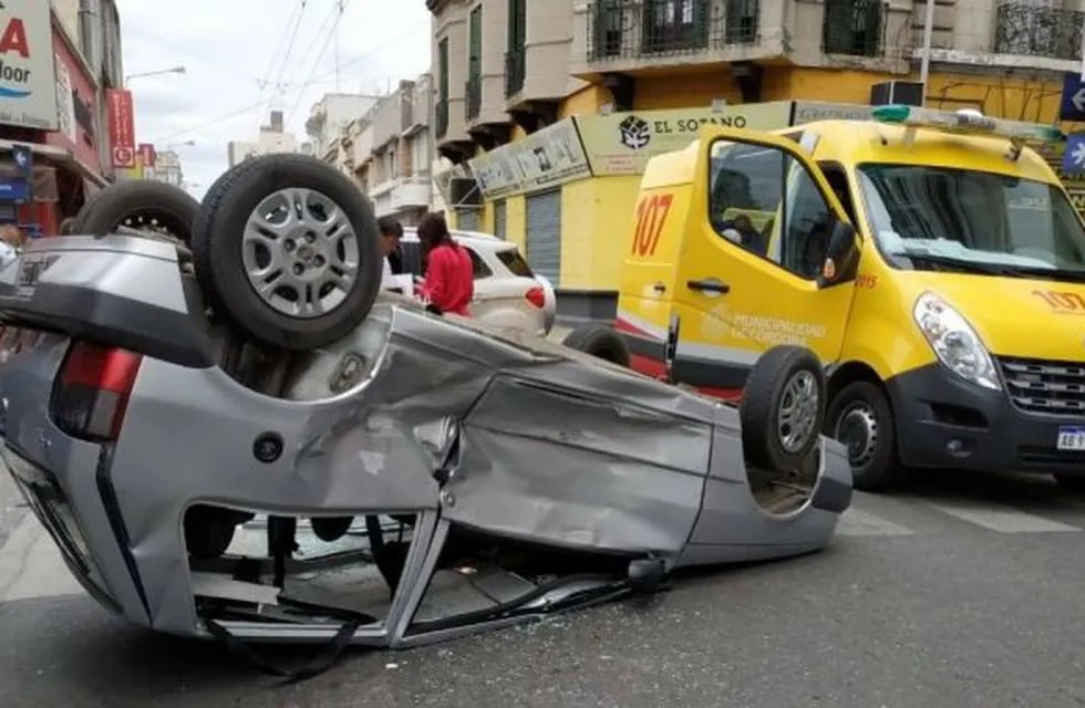 Accidente en el Centro de Córdoba.