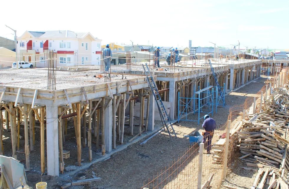 Gran avance en la construcción de las 204 viviendas en Río Grande