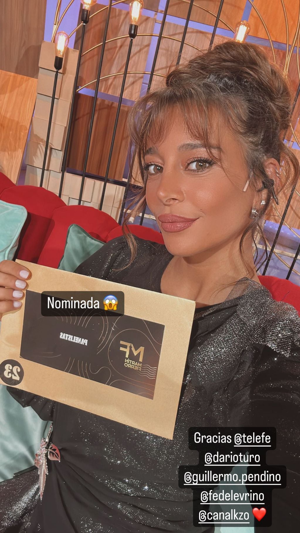 Sol Pérez nominada a Mejor Panelista.