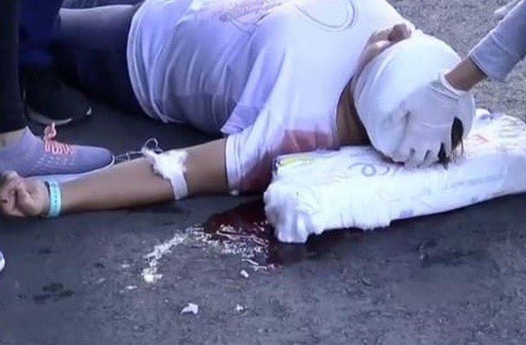 La mujer fue abordada por delincuentes en La República al 8600 y esperó 40 minutos la ambulancia. (Captura de pantalla)