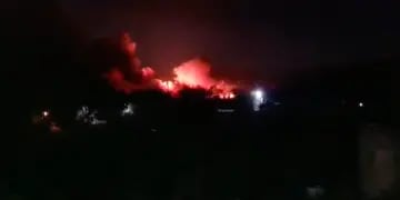 Incendio en San Isidro