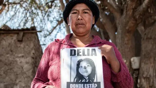 Delia desapareció en septiembre de 2018