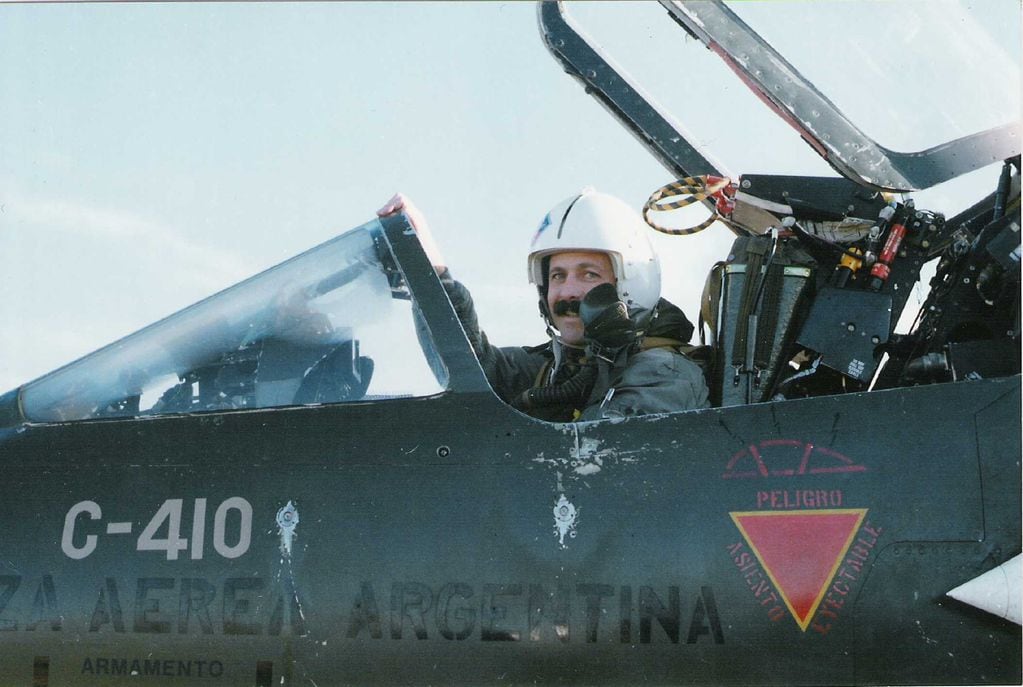 A bordo del Mirage 5-Dagger C410, Tandil 1981