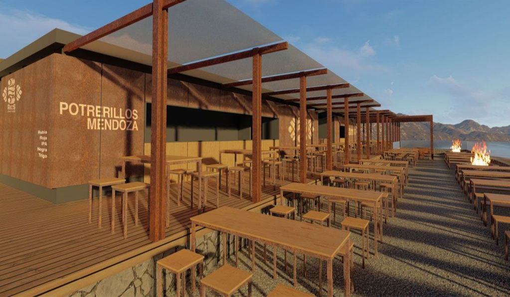 Abrirán un nuevo patio cervecero en la bajada a playa de Potrerillos en febrero de 2023.