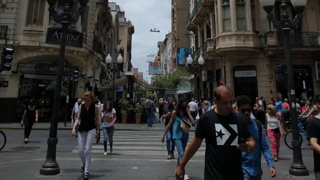 Peatonal Córdoba en Rosario