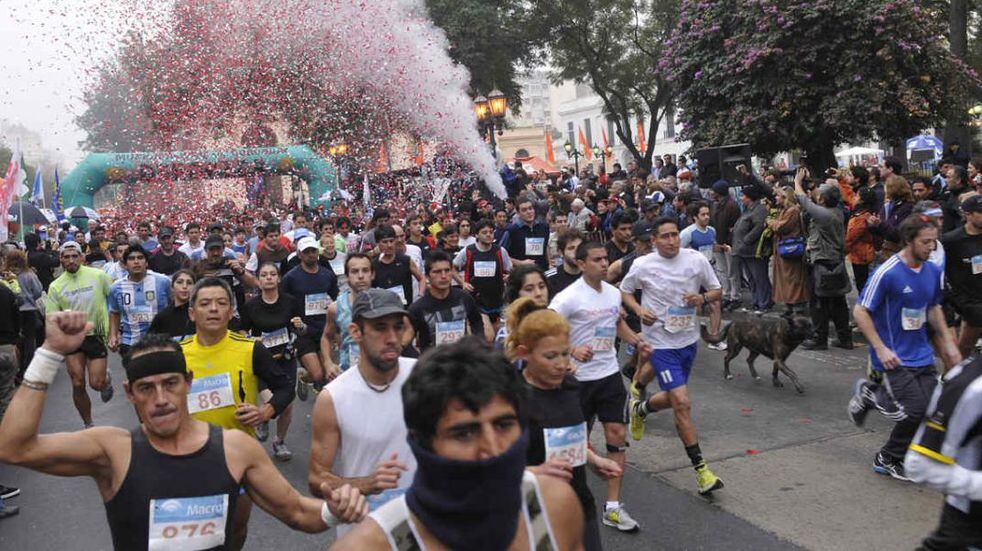 Un clásico. La Maratón Córdoba se corre de manera ininterrumpida desde hace 23 años. // Foto: Pedro Castillo / Archivo