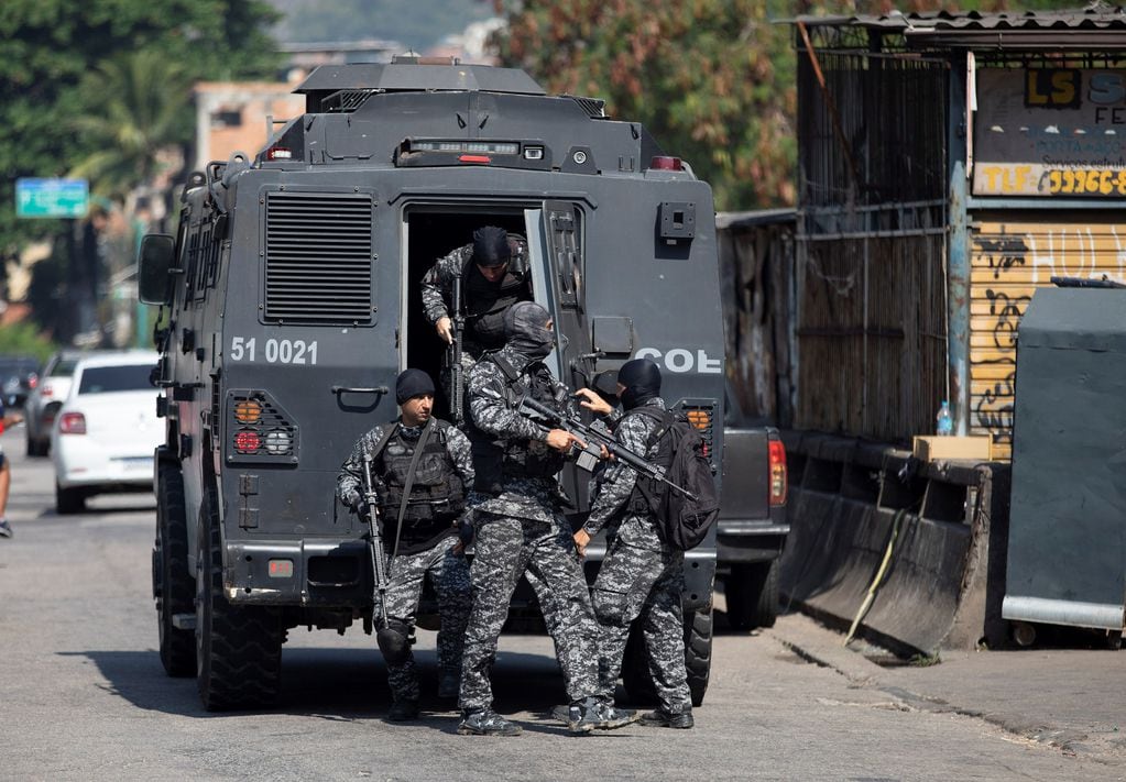 Los fuertes operativos de Brasil en las favelas contra el narcotráfico. 