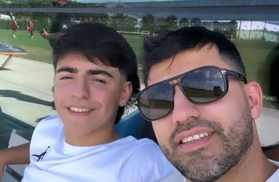 Agüero le dedicó un post de Instagram a su hijo