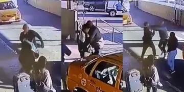 Un pasajero y un taxista, a las trompadas en Córdoba