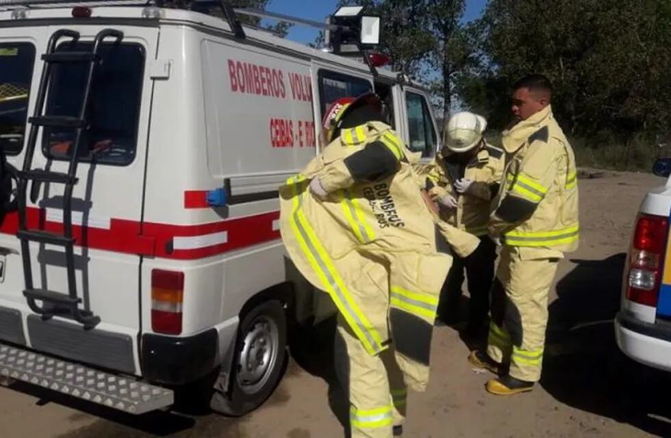 Ambulancia Ceibas\nCrédito: Bomberos Ceibas