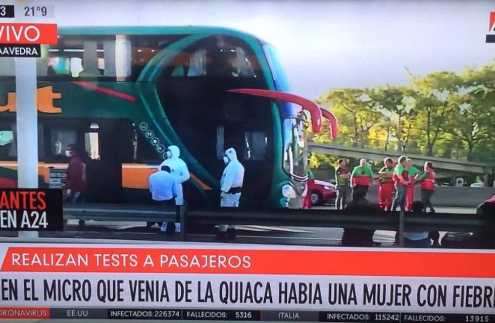 Un ómnibus de Jujuy llegó a CABA con extranjeros
