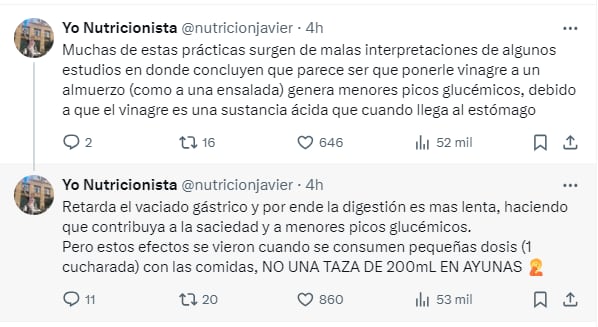 El motivo equívoco por el cual la gente suele creer que tomar vinagre es beneficioso para beberlo como agua