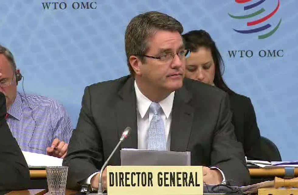 Roberto Azevu00eado, director general de la OMC.
