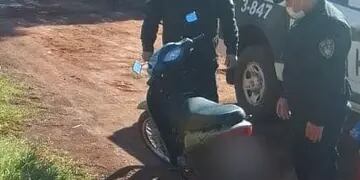 Una motocicleta robada fue recuperada en Puerto Esperanza