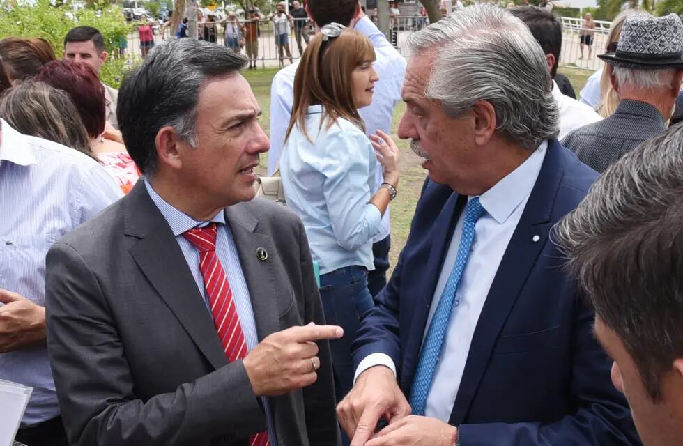Visita de Alberto Fernández a Concepción del Uruguay.