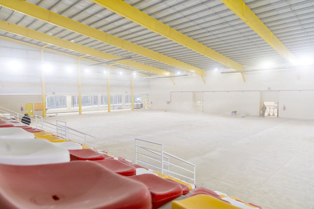 Avanza la obra del nuevo gimnasio polideportivo de Ushuaia