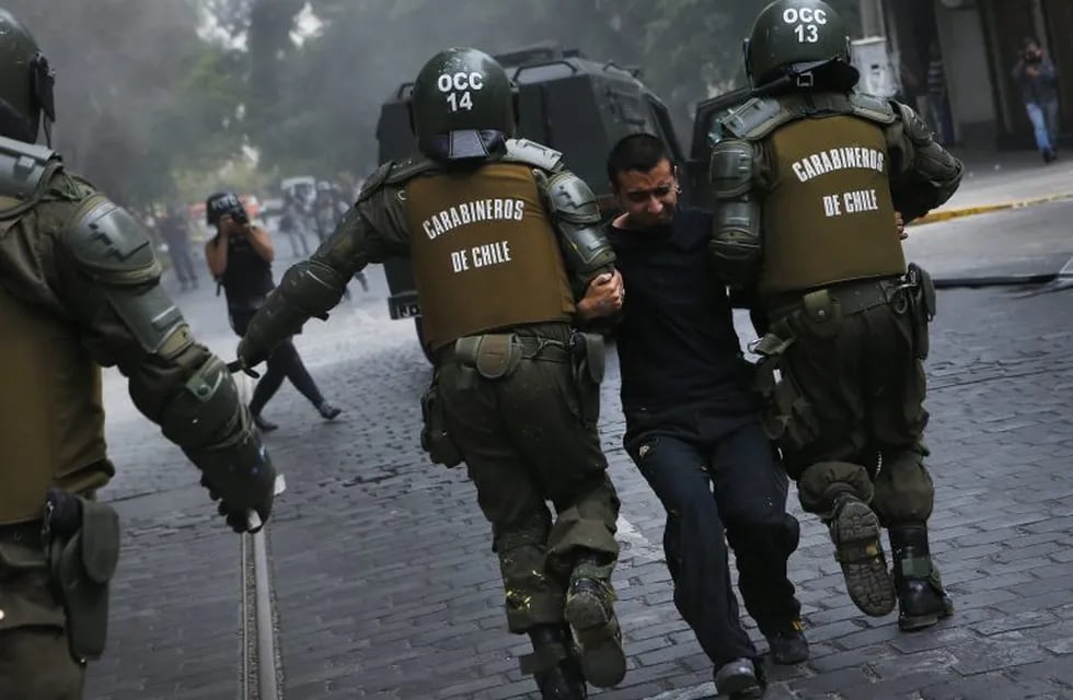 Represión en Chile. (EFE)