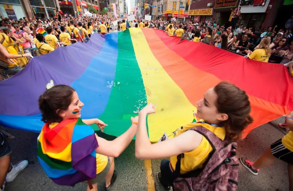 La bandera del orgullo gay (Archivo).