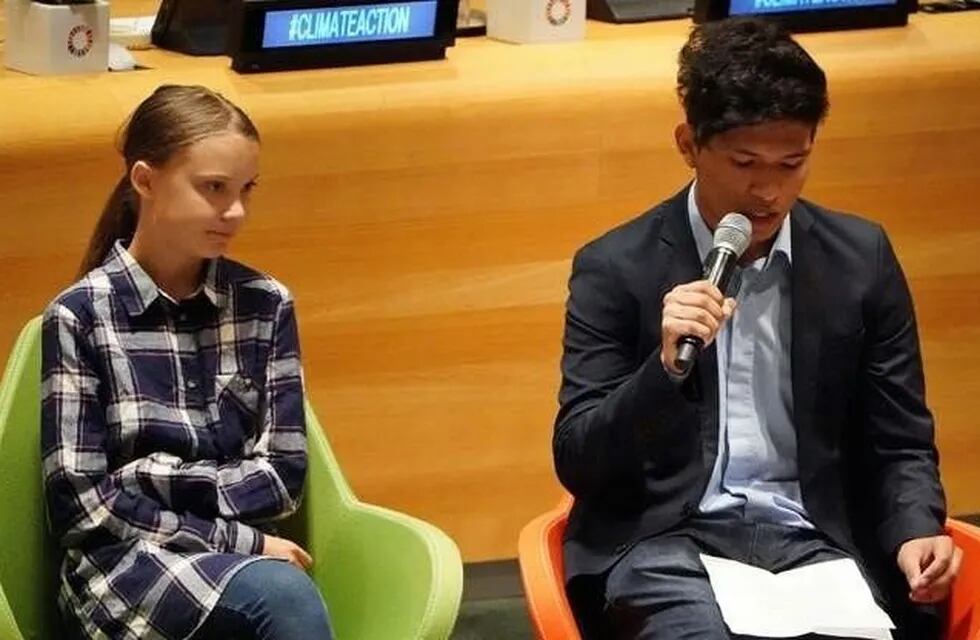 Captura de la transmisión oficial de la Cumbre de la Juventud de las Naciones Unidas (web).