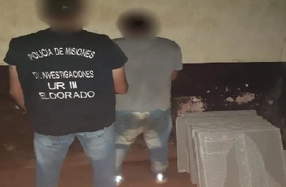 Eldorado: detienen a un hombre acusado de robo de cerámicas de una obra en construcción.