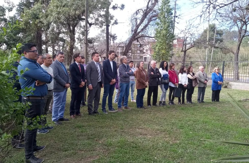 Un acto realizado en los jardines del Rectorado de la UNJu recordó la Reforma Universitaria de 1918.