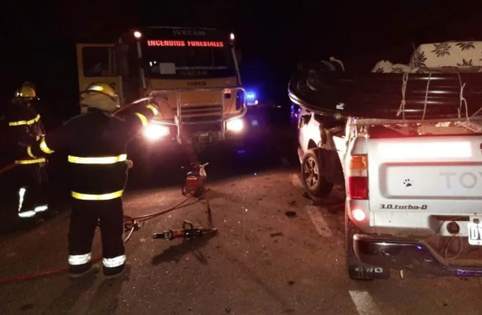 Tres Isletas: un muerto y tres heridos tras un choque entre dos camionetas (Web)